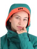 Thumbnail Helly Hansen, W Powshot ski jacket women Emerald green 