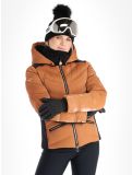 Thumbnail High Society, Alyssa ski jacket women Marone / Black black, brown 