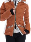 Thumbnail High Society, Alyssa ski jacket women Marone / White brown, white 