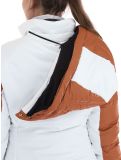 Thumbnail High Society, Alyssa ski jacket women Marone / White brown, white 