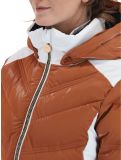 Thumbnail High Society, Alyssa ski jacket women Marone / White brown, white 