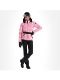 Thumbnail High Society, Elea ski jacket women paisley print pink 