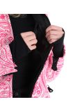 Thumbnail High Society, Elea ski jacket women paisley print pink 