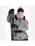 Thumbnail High Society, Elea ski jacket women paisley print black 