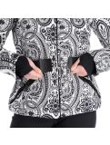 Thumbnail High Society, Elea ski jacket women paisley print black 