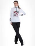 Thumbnail High Society, Yasha pullover women White Rose Print white 