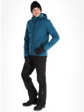 Thumbnail Icepeak, Biggs softshell ski jacket men turquoise blue 