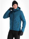 Thumbnail Icepeak, Biggs softshell ski jacket men turquoise blue 