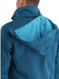 Thumbnail Icepeak, Biggs softshell ski jacket men turquoise blue 