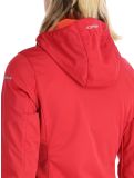 Thumbnail Icepeak, Boise softshell ski jacket women Cranberry red 