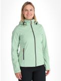 Thumbnail Icepeak, Boise softshell ski jacket women Light Green green 