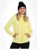 Thumbnail Icepeak, Boise softshell ski jacket women pastel yellow 