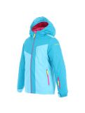 Thumbnail Icepeak, Lubec Jr ski jacket kids turquoise blue