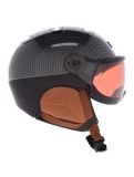 Thumbnail Kask, Piuma-R Elite ski helmet with visor unisex Carbon/Brown black, brown 