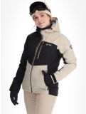 Thumbnail Kilpi, Flip ski jacket women Beige beige, black 