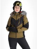 Thumbnail Kilpi, Lin ski jacket women Khaki black, green 