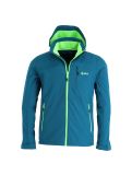 Thumbnail Kilpi, Milo-M softshell ski jacket men turquoise blue 