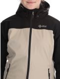 Thumbnail Kilpi, Ravia softshell ski jacket women Beige beige, black 