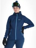 Thumbnail Kilpi, Ravia-w softshell ski jacket plus size women Dark Blue blue 