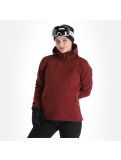 Thumbnail Kilpi, Ravia-W softshell ski jacket women dark red 