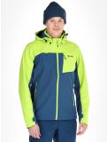 Thumbnail Kilpi, RAVIO softshell ski jacket men Lime Green blue, green 