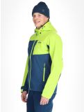 Thumbnail Kilpi, RAVIO softshell ski jacket men Lime Green blue, green 