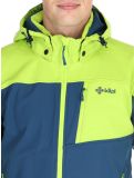 Thumbnail Kilpi, RAVIO softshell ski jacket men Lime Green blue, green 