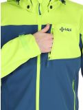 Thumbnail Kilpi, RAVIO softshell ski jacket men Lime Green blue, green 