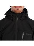 Thumbnail Kilpi, Ravio-M softshell ski jacket plus size men black 