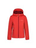 Thumbnail Icepeak, Kleve Jr softshell ski jacket kids coral red 