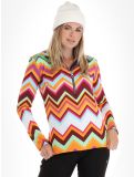 Thumbnail Kou Sportswear, Chevron pullover women Colourful green, multicolor, orange 