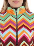 Thumbnail Kou Sportswear, Chevron pullover women Colourful green, multicolor, orange 