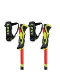 Thumbnail Leki, Wcr Lite Sl 3D ski poles kids yellow/red/black