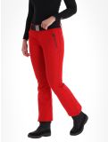 Thumbnail Luhta, Joentaus C softshell ski pants short model women Cranberry red 