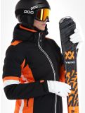 Thumbnail Luhta, Kaakkurivaara ski jacket women Black black, orange 