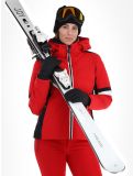 Thumbnail Luhta, Kaakkurivaara ski jacket women Cranberry black, red 