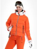 Thumbnail Luhta, Karhutunturi ski jacket women Orange orange, white 