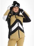 Thumbnail Luhta, Saivaara ski jacket women Cafe Au Lait beige, black, white 