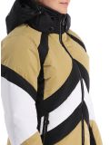 Thumbnail Luhta, Saivaara ski jacket women Cafe Au Lait beige, black, white 