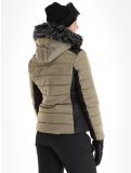 Thumbnail Luhta, Skalluvaara ski jacket women Cafe Au Lait beige, black 