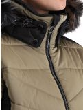 Thumbnail Luhta, Skalluvaara ski jacket women Cafe Au Lait beige, black 