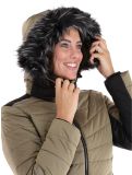 Thumbnail Luhta, Skalluvaara ski jacket women Cafe Au Lait beige, black 