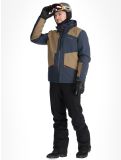 Thumbnail Maier Sports, Bukovel ski jacket men Graphite / Fawn brown, grey 