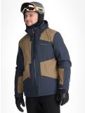 Thumbnail Maier Sports, Bukovel ski jacket men Graphite / Fawn brown, grey 