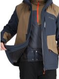 Thumbnail Maier Sports, Bukovel ski jacket men Graphite / Fawn brown, grey 