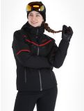 Thumbnail Maier Sports, Lunada ski jacket women Black / Salsa black, red 