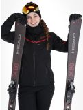 Thumbnail Maier Sports, Lunada ski jacket women Black / Salsa black, red 