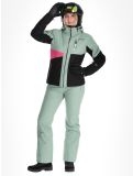 Thumbnail Maier Sports, Vidra ski jacket women Black / Luscious Moss / Pink Flambé black, green, pink 