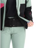 Thumbnail Maier Sports, Vidra ski jacket women Black / Luscious Moss / Pink Flambé black, green, pink 