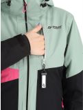 Thumbnail Maier Sports, Vidra ski jacket women Black / Luscious Moss / Pink Flambé black, green, pink 